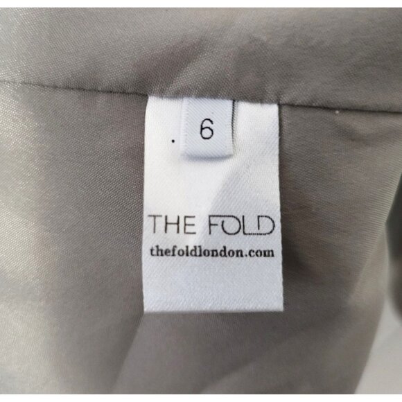 The Fold Camelot Dress White Tweed Fit & Flare - Picture 12 of 15